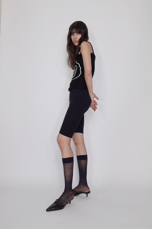 BEZNAL × Cycle "Spiral top" -BLACK- *Last1
